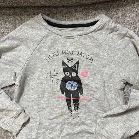 Little Marc Jacobs Gray Kids Sweatshirt - Picture 2 of 5